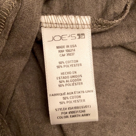 🆕JOE’S JEANS Luna Keyhole Back Olive Tank S M L - Picture 10 of 11